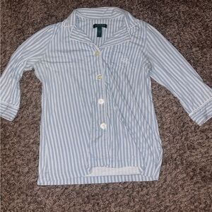 Ralph Lauren Striped Pajama Shirt